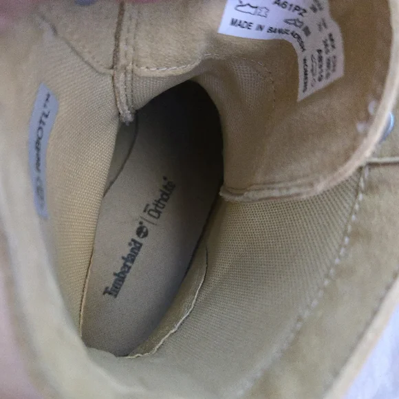 Timberland Everleigh 6-Inch Lace-Up Boot Women's Light Yellow Combat Boots - Picture 4 of 9